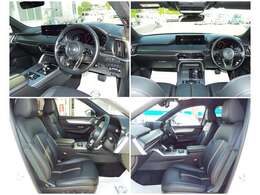 長時間の運転も疲れにくいシート設計となっております。黒で統一されていて、運転に集中できる車内空間になっています！