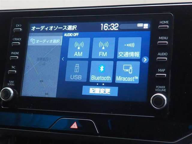 オーディオモードメニュー、AM・FMラジオ、Bluetooth接続可能です！