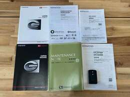車両の付属品です。取説・保証書・記録簿付きです！