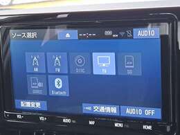 純正SDナビ付き！DVD再生、フルセグTV、Bluetoothオーディオ、バックモニターと装備が充実しております！
