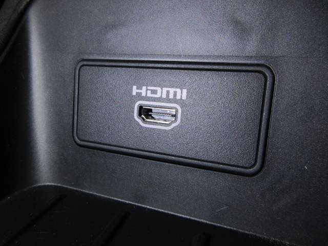 HDMI接続端子付で、スマホのミラーリングが可能です♪