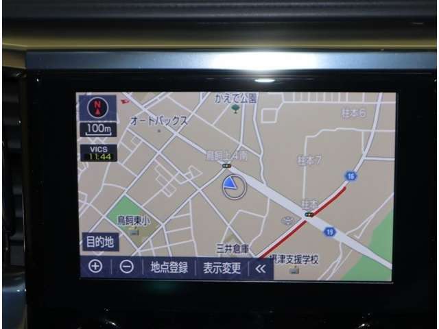 純正ナビゲーションで道案内もお任せですね。