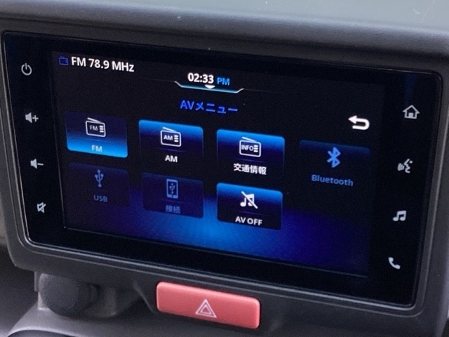 純正ディスプレイオーディオ。AppleCarPlay、AndroidAutoに対応。