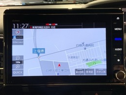 大画面の純正ナビゲーション