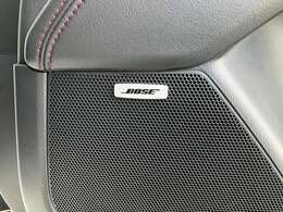 【BOSEサウンドシステム】BOSE社製スピーカー搭載！共同開発による室内空間に適した音響チューニング♪臨場感のあるリアルなサウンドを実現したオーディオシステムです♪車内での音楽鑑賞をより楽しめます♪