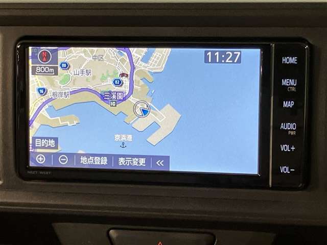 ナビ付きですので、はじめて行く場所でも安心です。