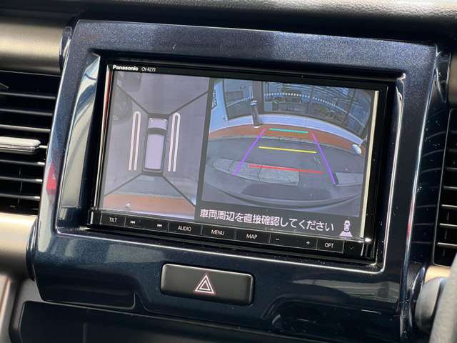 ♪全方位モニターで駐車楽々♪上から車両を見た感覚で駐車出来ますよ★初心者のドライバーさんでも安心の装備ですね♪