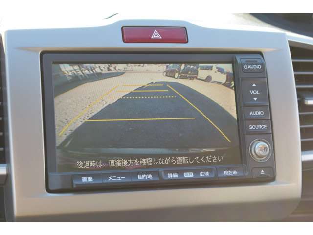 バックカメラ！車庫入れが苦手な方でも安心です！