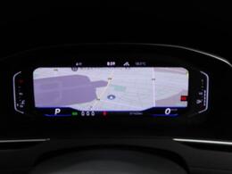デジタルメータークラスター【Digital Cockpit Pro】付き車両。メーター内にナビゲーションが表示されます。