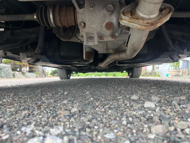 下回りのサビは少なく、フレームもしっかりしています