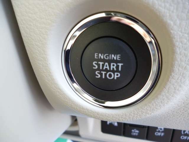 【プッシュエンジンスタート】このボタンを押す事で、エンジンを始動、停止する事ができます！