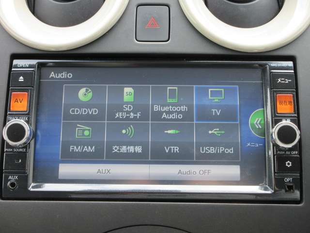 ■装備■純正SDナビ　フルセグTV　SD　CD　DVD再生　Bluetooth接続　ラジオ