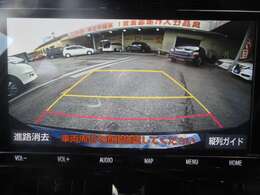 バックが苦手な方は必見！ライン表示付きのバックモニターが障害物を映し出してくれます！