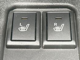 【シートヒーター】寒い日に重宝するシートヒーター！エアコンより早く温まってくれるので寒がりの人も安心ですね♪エアコンの温風は乾燥するから苦手、という方にもをおすすめです。