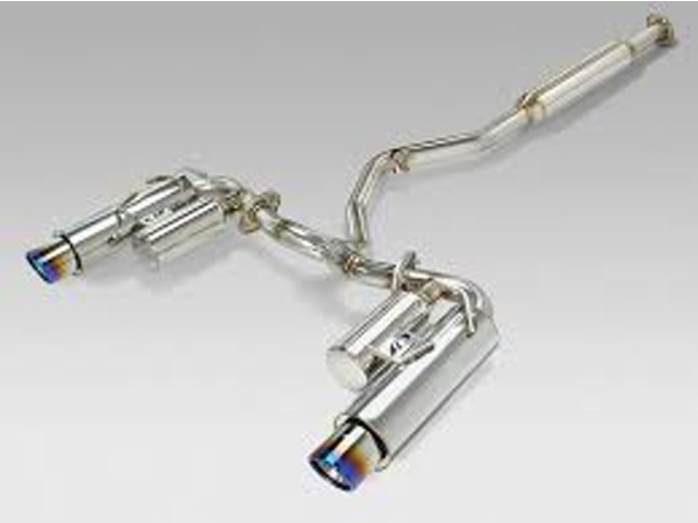 APEXi最上級シリーズの N1evolution EXTRMEマフラーを装着