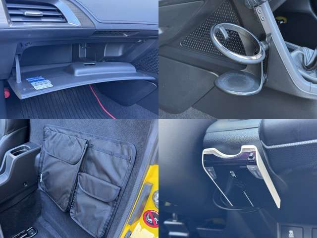 ドリンクホルダー、ドキュメントバック、ETCがついております！