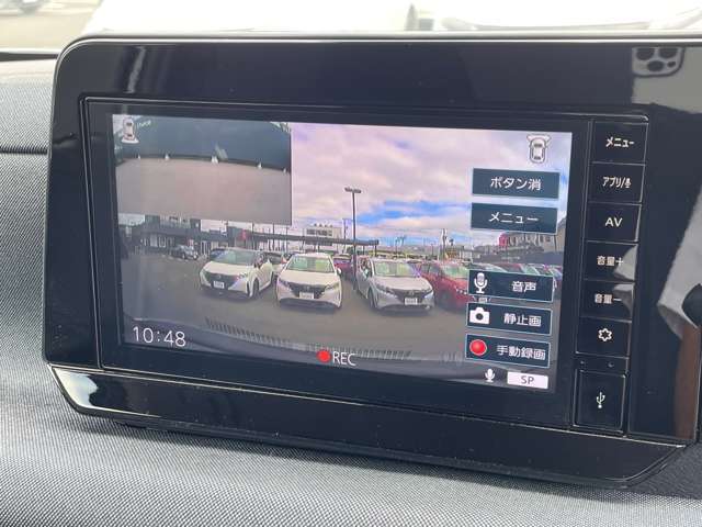 ドライブレコーダーの映像をディスプレイオーディオに映し出すことが可能です。