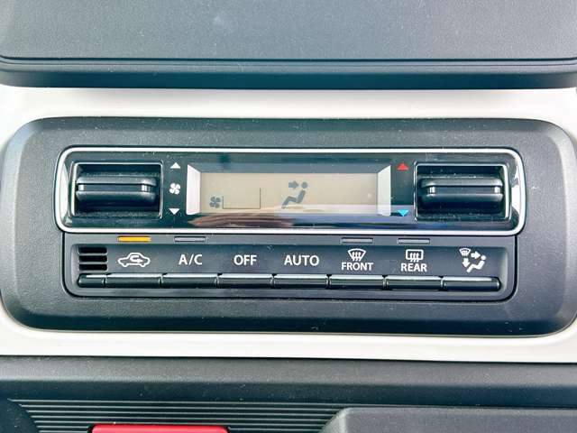 【オートエアコン】寒い冬も暑い夏でも自動で設定した温度に調節してくれます♪