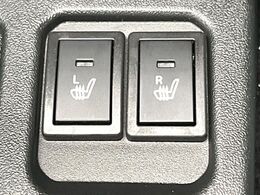 【シートヒーター】寒い日に重宝するシートヒーター！エアコンより早く温まってくれるので寒がりの人も安心ですね♪エアコンの温風は乾燥するから苦手、という方にもをおすすめです。