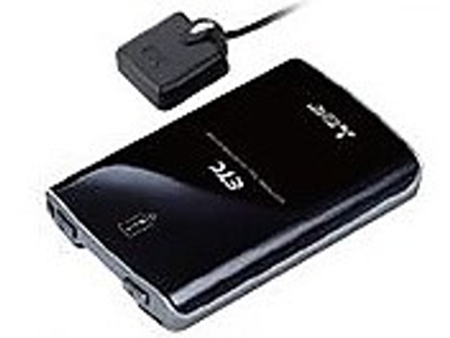専用の取り付け位置にキレイに収まるETC機器