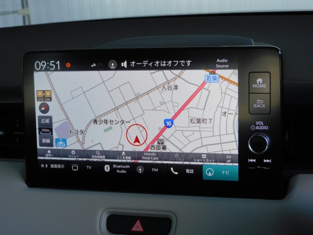 ホンダコネクトディスプレイ・（ナビゲーション・地デジフルセグ・Bluetoothオーディオ・ラジオ）