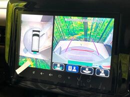 【全方位モニター用カメラ】専用のカメラにより、上から見下ろしたような視点で360度クルマの周囲を確認することができます☆縦列駐車や幅寄せ時に活躍してくれます♪
