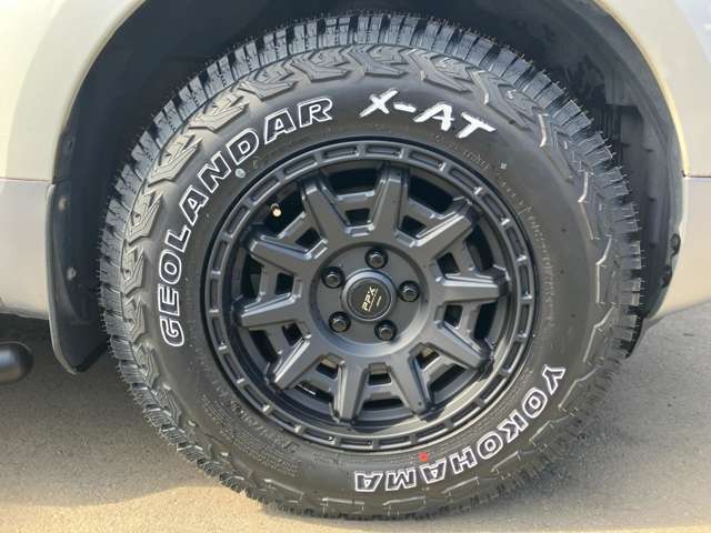 新品YOKOHAMAジオランダーXAT・新品AME製アルミD10Xを装着しています☆