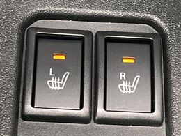 【シートヒーター】寒い日に重宝するシートヒーター！エアコンより早く温まってくれるので寒がりの人も安心ですね♪エアコンの温風は乾燥するから苦手、という方にもをおすすめです。