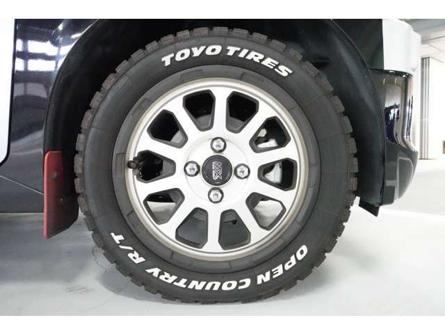 MADCROSSのホイールにトーヨータイヤOPENCOUNTRY（165/60R15）付き