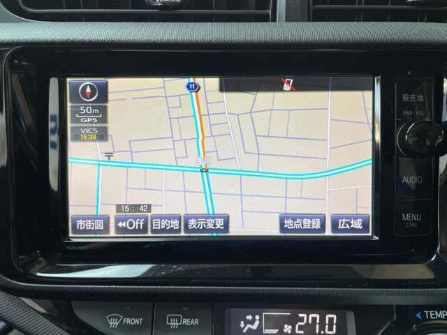 「カーナビ」　ドライブのお供に欠かせないカーナビ！丁寧な案内で、あなたを目的地までお連れします☆