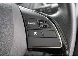 高速走行時に一定の速度にて走行可能　クルーズコントロール　※追従機能無し