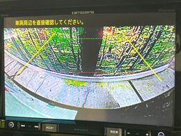 【バックカメラ】駐車時に後方がリアルタイム映像で確認できます。大型商業施設や立体駐車場での駐車時や、夜間のバック時に大活躍！運転スキルに関わらず、今や必須となった装備のひとつです！