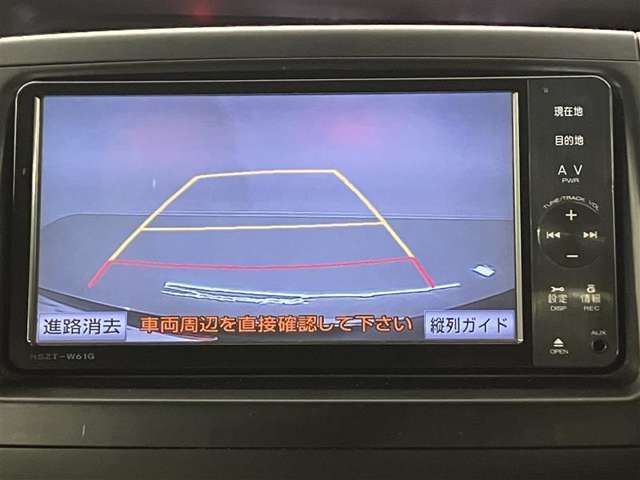 バックカメラが付いているので後方確認が非常にしやすいです。今や運転初心者も熟練者も必須装備！ついていて損はないですね♪