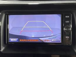 【バックモニター】後ろのカメラの映像がモニターに映し出されるので、後方の見えない死角や、障害物との距離感などもしっかり安全確認することができます！