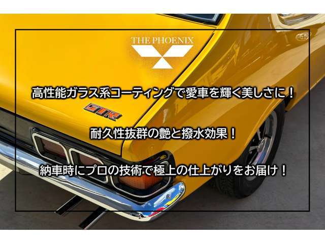 高級自動車コーティング剤として一般に出回ることの少ないシラン化合物を主とした1液性のコーティング剤で、空気に触れてガラス皮膜を形成します。深い艶と滑水性を重視。深い艶と滑水性を重視。