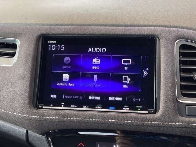 ナビ機能だけではありません、オーディオ機能も充実しています。