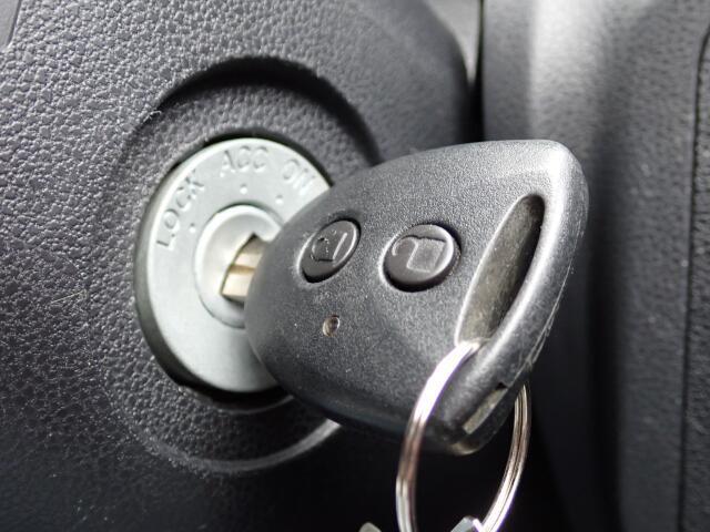 エンジン始動は、キーを差し込むタイプです。