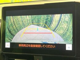 【バックカメラ】駐車時に後方がリアルタイム映像で確認できます。大型商業施設や立体駐車場での駐車時や、夜間のバック時に大活躍！運転スキルに関わらず、今や必須となった装備のひとつです！