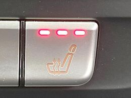 ●フロントシートヒーティング：運転席・助手席共に三段階で調節が可能なシートヒーターを装備しております。季節を問わず快適にご使用いただけます。