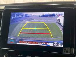 【カラーバックモニター】を装備しております。リアの映像がカラーで映し出されますので日々の駐車も安心安全です。