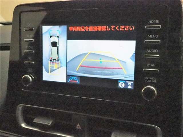 バックガイドモニターが後退時のサポートをしてくれます。