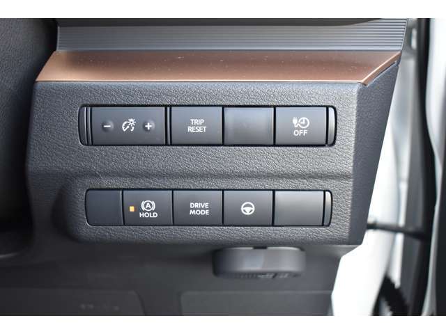 オートホールド機能搭載でブレーキを踏んでいなくても停車状態となる優れものです。