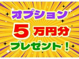 オプション5プレゼント！