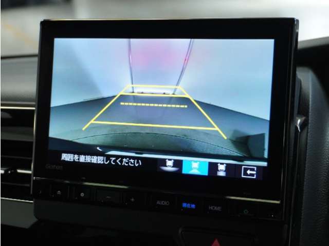◆バックカメラ◆リバースにするだけで映ります、後方の安全確認や、狭い駐車場での車庫入れ、雨の日や夜間など視界の悪い時に便利です！安全にバックする為には欠かせない装備です。