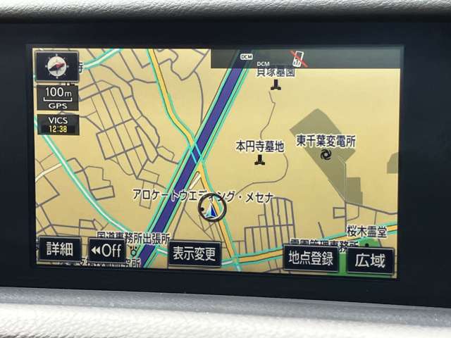 ナビ付きで知らない土地でも活躍！