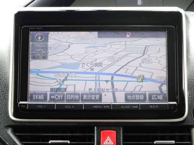機能多彩な9型SDナビに地デジも装備！Bluetoothオーディオも使用できます！