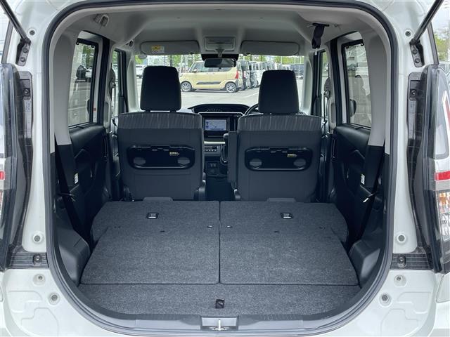 乗せる人数、荷物によってシートをアレンジすれば、ダンボールなどの大きい荷物や、釣り具などの長尺物も載せられそうですね！