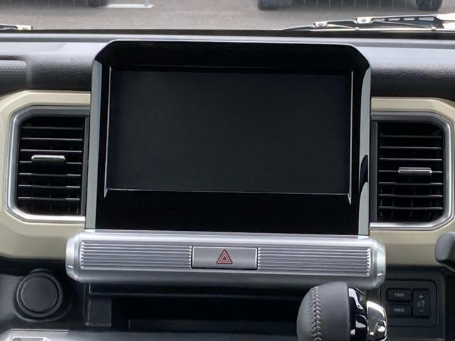 ナビやオーディオは車両によってついていない場合がございます。追加したい、新しいものに交換したいとご要望がございましたらスズキ純正アクセサリーカタログにてご案内いたします。
