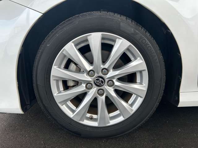 純正17インチアルミホイール◆タイヤサイズ前後215/55R17