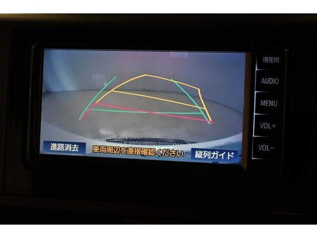 バックガイドモニターで後方の確認が出来て安心です。